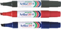 Marker Artline 30 Chisel Asst Bx12