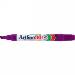 Marker Artline 90 Permanent 5Mm Chisel Nib Purple