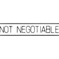 X-Stamper 1124 Not Negotiable Black