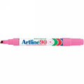 Marker Artline 90 Permanent 5Mm Chisel Nib Pink