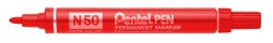 Marker Pentel N50 Perm Bullet Red