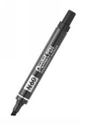 Marker Pentel N60 Permanent Chisel Point Black