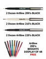 Pen Artline Bonus Deal Buy 6 Doz + 4Doz 200 Brights Free
