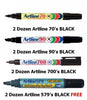 Marker Artline 70/90/700 Deal Buy 6 Doz Get 2Doz 579 W/B Markers Free