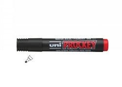 Marker Uni Prockey Pm126 Chisel Red