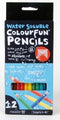 Pencil Coloured Micador Colourfun Water/Sol Bx12