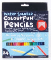 Pencil Coloured Micador Colourfun Water/Sol Bx24