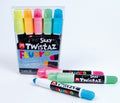 Crayons Micador Pastels Twistaz Silky 5 Fluoro Cols