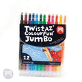 Crayons Micador Twistaz Colourfun Jumbo 12'S