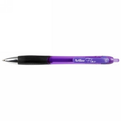 Pen Artline Bp Flow 1.0Mm Retractable Purple