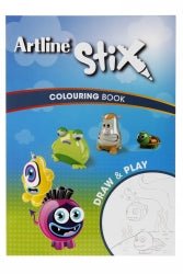 Book Colouring Artline Stix A4 32 Pages