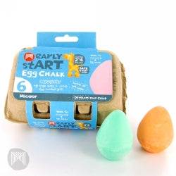 Chalk Micador Early Start Eggs Pk6