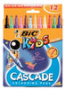 Marker Bic Kids Cascade Asst Pk6