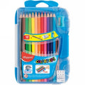 Pencils Coloured Maped Color'Peps 12'S Plus Sharpener, Eraser & Lead