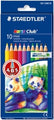 Pencil Coloured Staedtler Maxi Learners Pk10