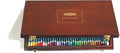 Pencil Coloured Derwent Artists Wooden Box 72