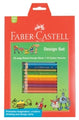 Pencil Coloured Faber Robots Design Half Pk10