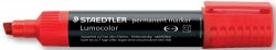 Marker Staedtler 388 Perm Chisel Red