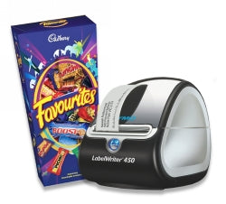 Label Maker Dymo  Lw450 + Bonus Cadbury Favourites