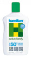 Sunscreen Hamilton 125Ml Active Family Lotion Spf50+ Bottle