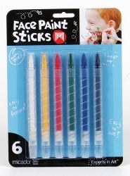 Paint Face Micador Twistable Sticks 6 Assorted
