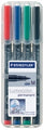 Marker Ohp Staedtler 317 Perm Med Asst Wlt4