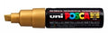 Marker Uni Posca Pc8K Chisel Tip Gold