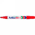 Marker Artline 90 Permanent 5Mm Chisel Nib Red