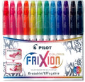 Marker Pilot Frixion Felt Tip Asst Cols Wlt12