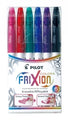 Marker  Pilot Frixion Felt Tip Asst Colours Wlt6