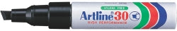Marker Artline 30 Chisel Point Black