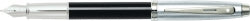 Fountain Pen Sheaffer Medium Brushed Chrome/Black