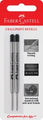 Pen Refill Faber Bp Med Blk Crd2