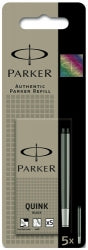 Ink Cartridge Parker Perm Black H/Sell Pk5