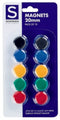Magnets Sovereign 20Mm Pk10 Asst