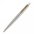 Pen Parker Bp Jotter S/Steel Gold Trim With Gift Box