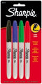 Marker Sanford Sharpie Fine 4 Pk Hangsell
