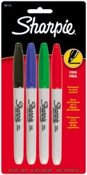 Marker Sanford Sharpie Fine 4 Pk Hangsell