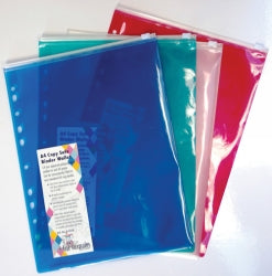 Binder Wallet Colby Harlequin A4 Zippered Red
