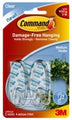 Clear Hooks Command Med Adhesive 17091Clr