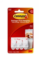 Hook Command Micro White 17066