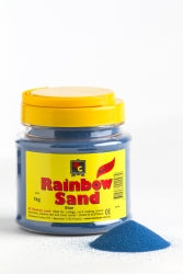 Craft Rainbow Sand Ec Non Toxic 1Kg Blue