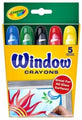 Crayons Crayola Window  Washable Pk5