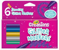 Crayola Creations Glitter Marker 6'S