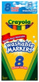 Marker Crayola Classic Thin Washable Pk8
