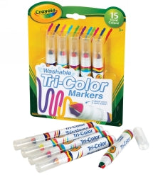 Markers Crayola Tri Colours Washable 5'S