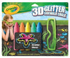 Chalk Crayola 3D Glitter Pack