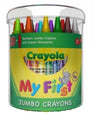 Crayons Crayola  My First Jumbo & Sharpener 20'S