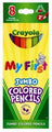 Pencil Coloured Crayola My First Jumbo Hexagonal 8'S