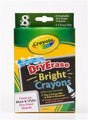 Crayons Crayola Washable Dry Erase Bright 8'S